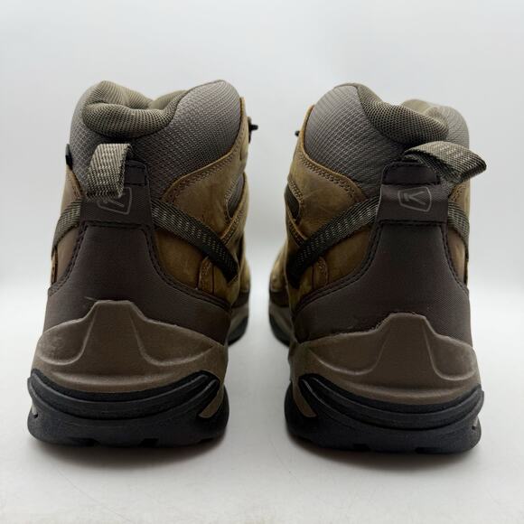 Keen Mens Circadia Mid Hiking Boots US 14 EU 47.5 Brown Leather Waterproof NWOB main image 4